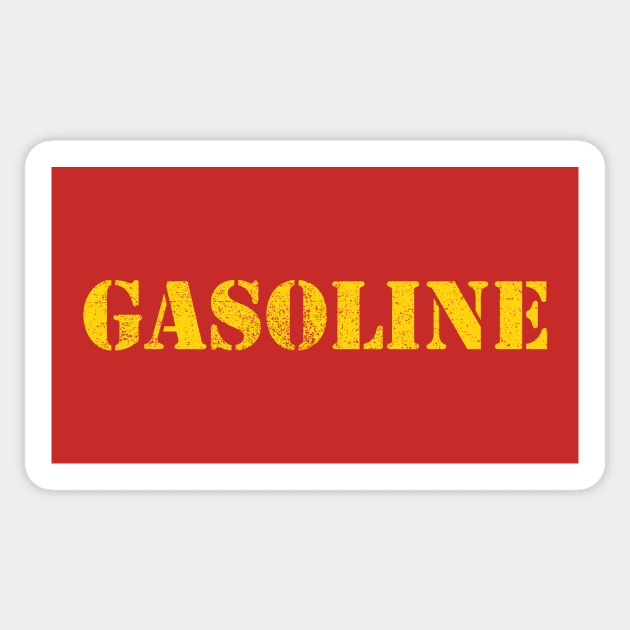 Old Gasoline Can Stencil Sticker by GloopTrekker